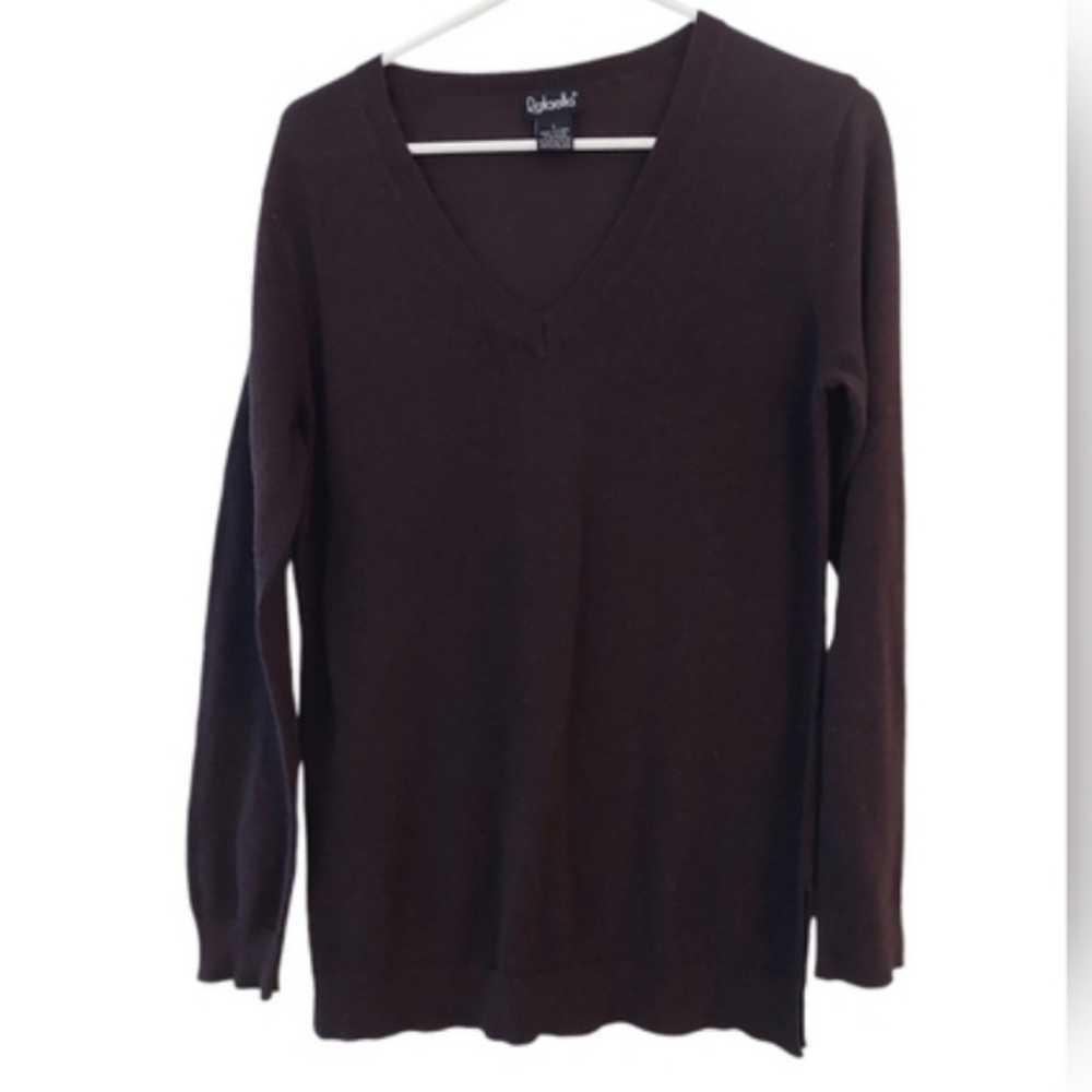 Raffaella Shimmer Knit Fall Autumn Sweater size Large Womans Normcore